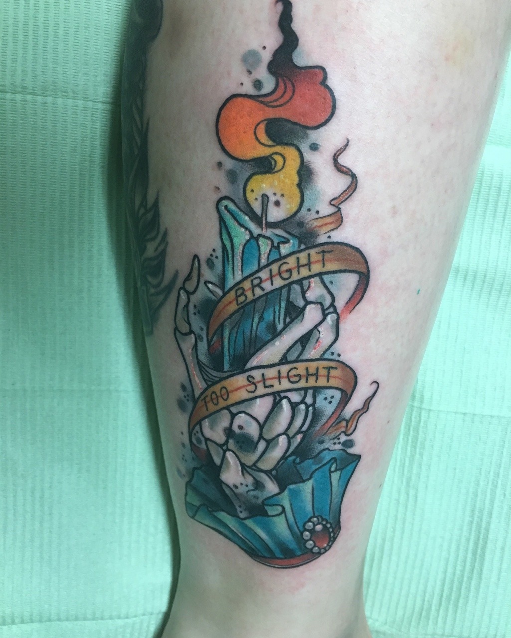 trytokeephersteady:  Degausser//Jesus Christ   By Karissa at Fast Times Tattoo in