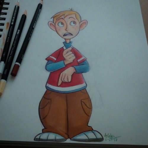 orangeandbluecream: Kim Possible and Ron Stoppable. Copic marker and colorpencil. I just color over 