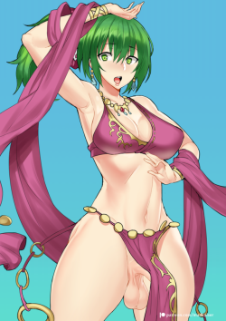 madkaiser18:    Lene from   Fire Emblem: Genealogy of the Holy War  Get her set by supporting me on patreonMy store  