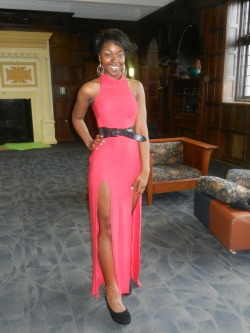 blackfashion:  Fatima Brooks,19,Boston submitted by:missamira93 Dress:made by me Shoes:Barefoot contessa