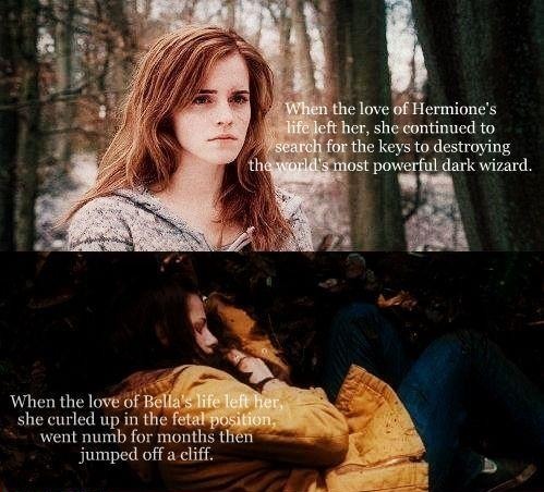 Harry Potter is a LIFESTYLE — Twilight/Harry Potter memes 2/3 - dissing  Bella,...