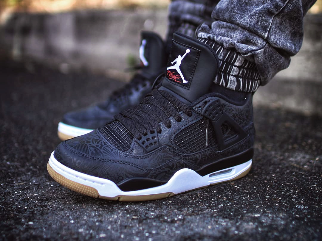 nike air jordan 4 black laser