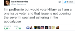 Well considering Hillary might also bring about the end of the world, America seems pretty fucked right now.