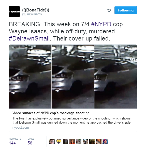 flyandfamousblackgirls:  talesfromanenigma:  4mysquad:     Video emerges of NYPD
