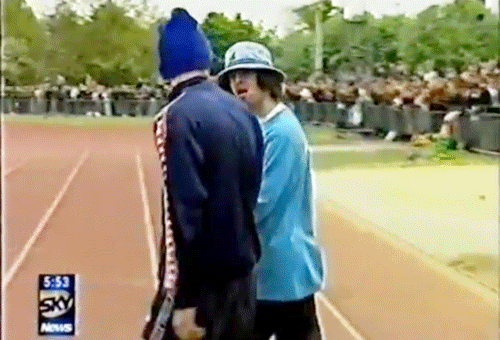 Damon Albarn And Liam Gallagher - Charity Football Match, 1996