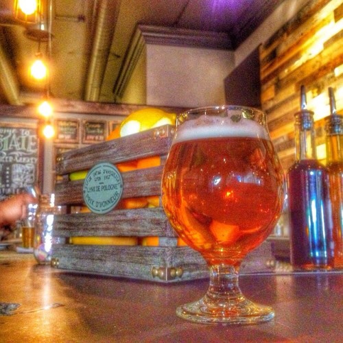 Image by #Snapseed #thestateonstate #EnjoyBy 2/14/15 I should have stuck with beer #Craftbeer and #whiskey bar #RedlandsCa