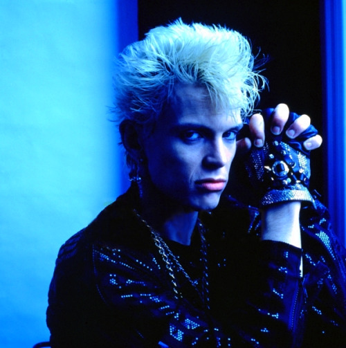 assaultonelectricdreams:   Billy Idol photographed in the mid 1980′s by Richard Croft. 