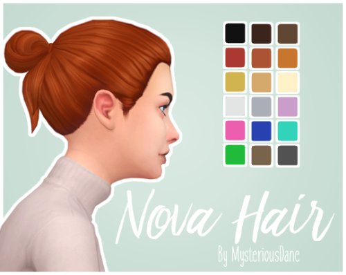 mysteriousdane:Nova HairSooo this is a first. I thought I’d finally give hair making a proper try wi