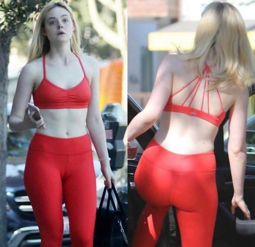 Elle Fanning Cameltoe