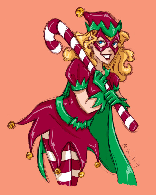 m-sciuto:  Christmas Batgirls