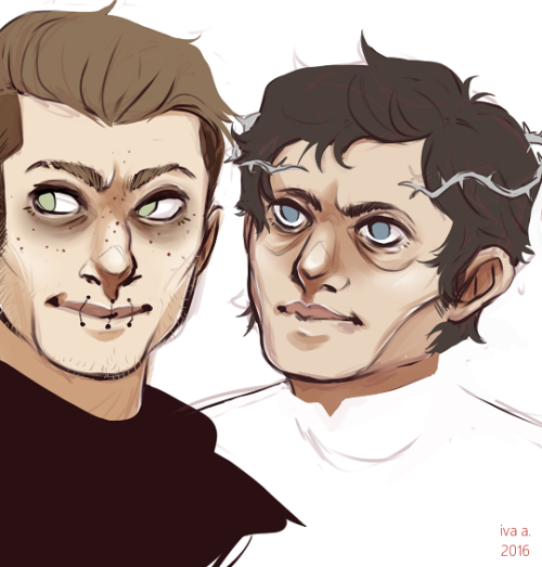 revisited that horsemen concept (death!dean &amp; war!cas)