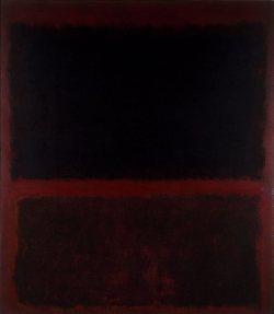  				Mark Rothko, No. 12 (Black on Dark Sienna