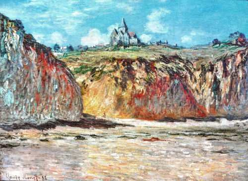 claudemonet-art:The Church at Varengeville 02, 1882Claude Monet