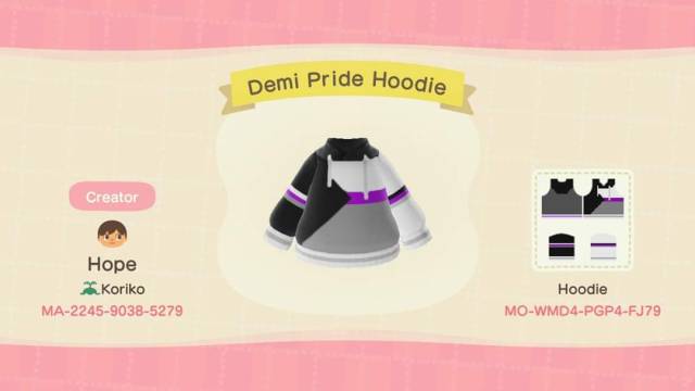 livelifeanimated:I made Animal Crossing PRIDE hoodies!