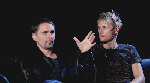 hyper-muse-music:MUSE | Interview 2016 (click on the gifs for Dom’s inner thoughts)