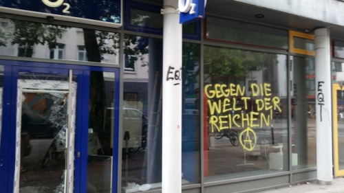Some more of the graff seen around Hamburg after the NoG20 demonstrations