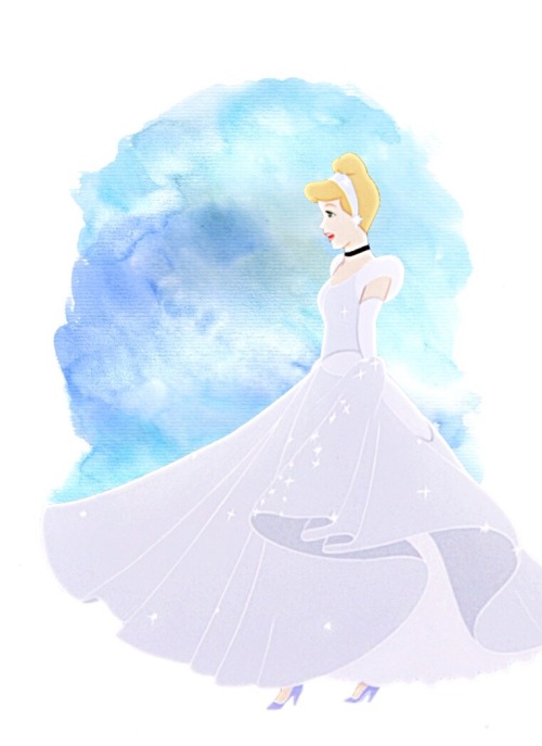 livymouse:  Cinderella - Watercolor Set 3 