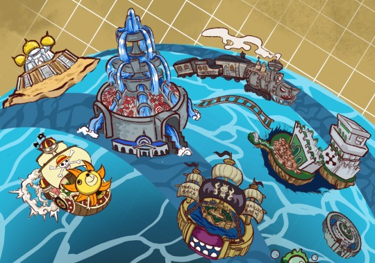 Map of One Piece  ronnieartblog126's Blog