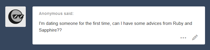 as a general warning, this is not an ask blog, and all advice does come from me,
