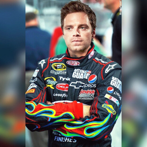 Can’t wait to see Seb in a NASCAR jumpsuit for Logan Lucky. So I made this. =D P/S: Please DO NOT cr
