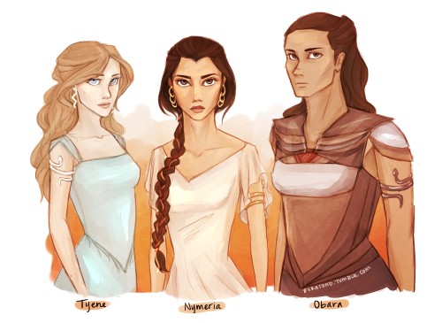 eskatoad:Oberyn’s eldest Sand Snakes - I didn’t include the others simply because I haven’t met them