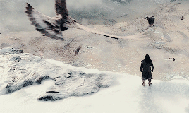 orlandobloom:Far over the misty mountains cold, where dungeons deep and caverns old. We must away ‘e