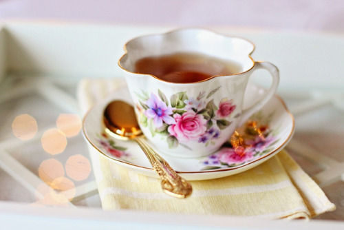 Rose and lemon tea 