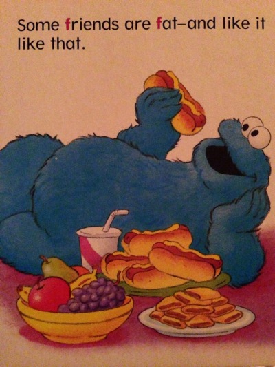 traaashhhhkat:
“ some chill positivity from a 1998 Sesame Street book about the letter F
”