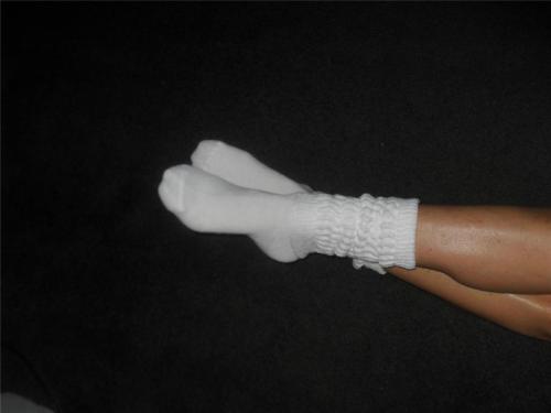 slouchsocks1 - sockmando101 - white slouch socks….God these...