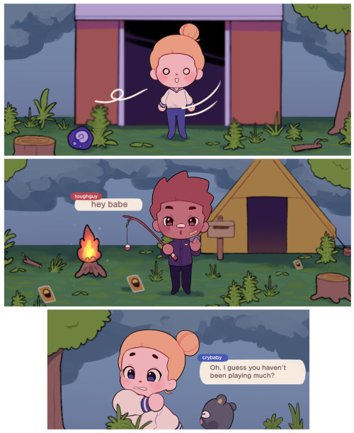 ive been playing so much animal crossing, i felt inspired to make comics for it &lt;3 hope you l