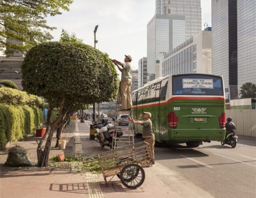 “My first time in Jakarta I was not carrying a camera. I went to get a feel for the city and see if 