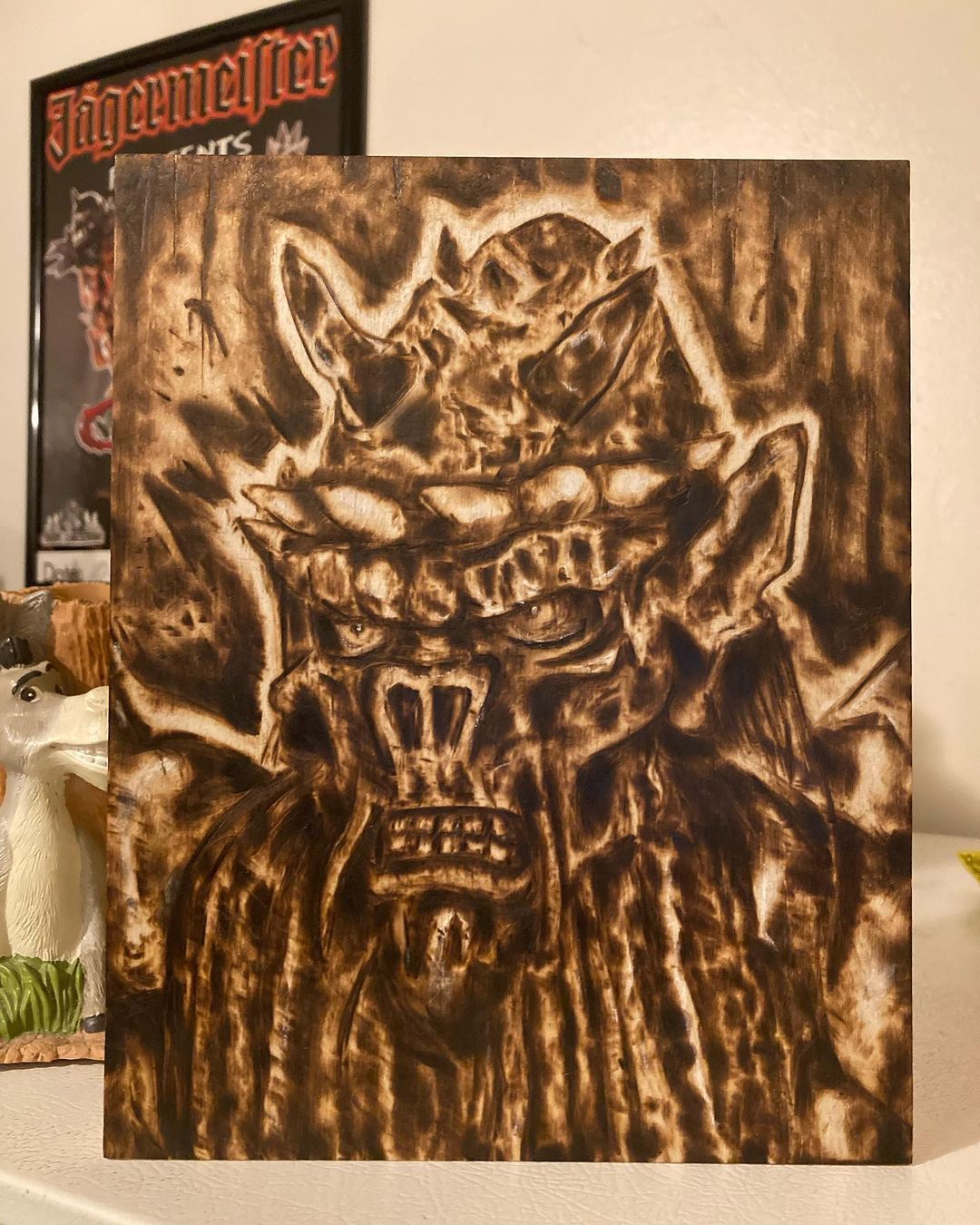 Oderus Urungus
8x10 Woodburning
Completed over 2 twitch streams.
#gwar #oderusurungus #pyrography #woodburning
https://www.instagram.com/p/CqPg1nLsQ-4/?igshid=NGJjMDIxMWI=