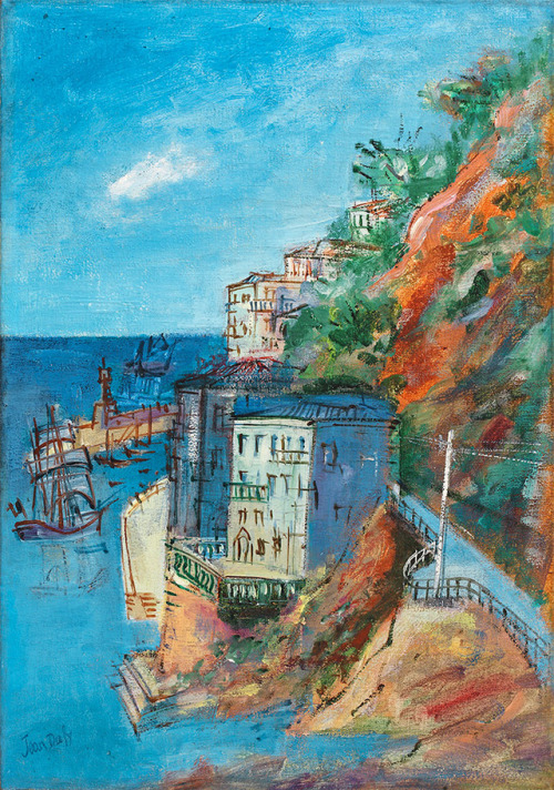 The Côte d'Azur near Villefranche-sur-Mer   -   Jean Dufy , c.1925-26 French, 1888-1954oil on canvas