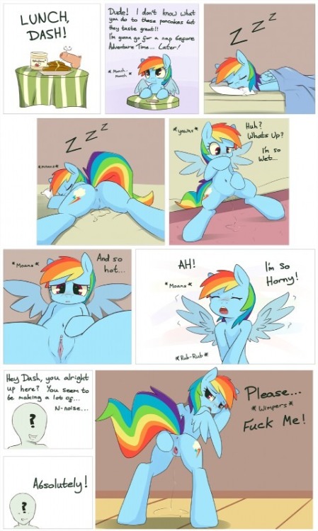 yiffnclopnhentaiohmy:  Pet Dashie, by Smitty G! I love this a lot more than I should. 