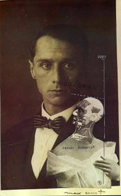 inneroptics:  Max Ernst, The Punching Ball ou L'immortalité Buonarotti, Photo collage, 1920   