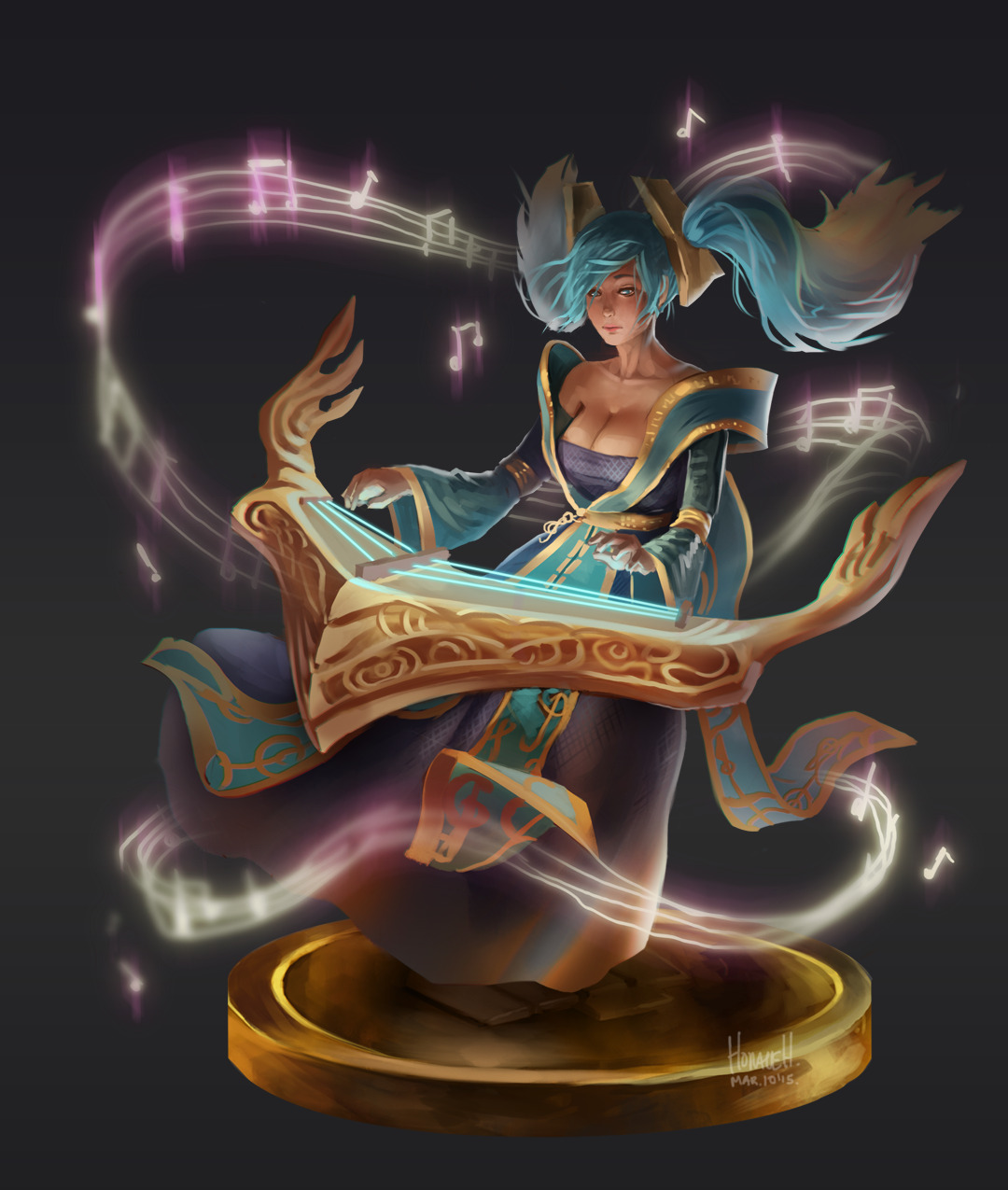 weagueofwegends:  17-1 Sona by Skence 
