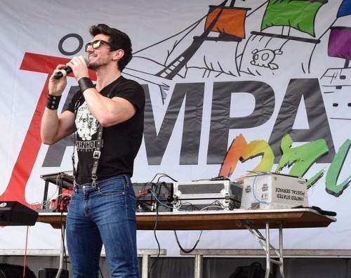 therealstevegrand:  Had an awesome time performing for @officialtampapride yesterday! Thanks to everyone who came out and showed support :D #TampaPride  Booking inquiries? Contact Linda@leftofcenterproductions.com  To be notified when I am coming to a