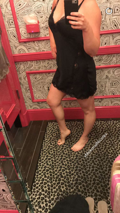 xnickandnicolex:  Sexy fiancé at VS. Getting married this weekend! Going to make her my #hotwife.