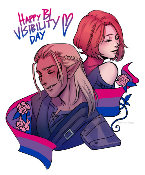 wyrmforge:happy bi visibility day! have some wonderful bisexual rogues