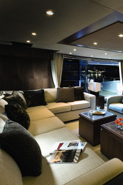 livingpursuit:  Sunseeker 130 Sport Yacht Interior Design | Source