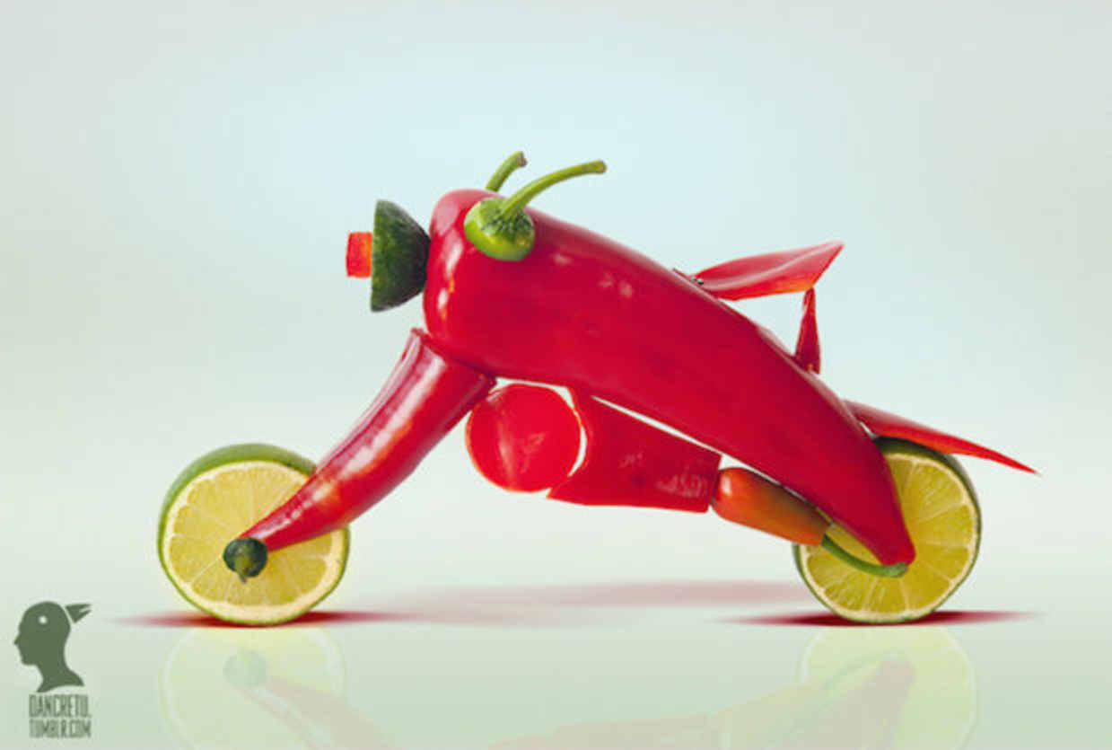 blazepress:  Artist Transforms Food to Look Like Everyday ItemsProfessional photographer