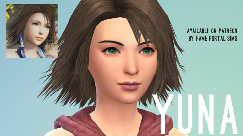 Sims 4 CAS: Yuna