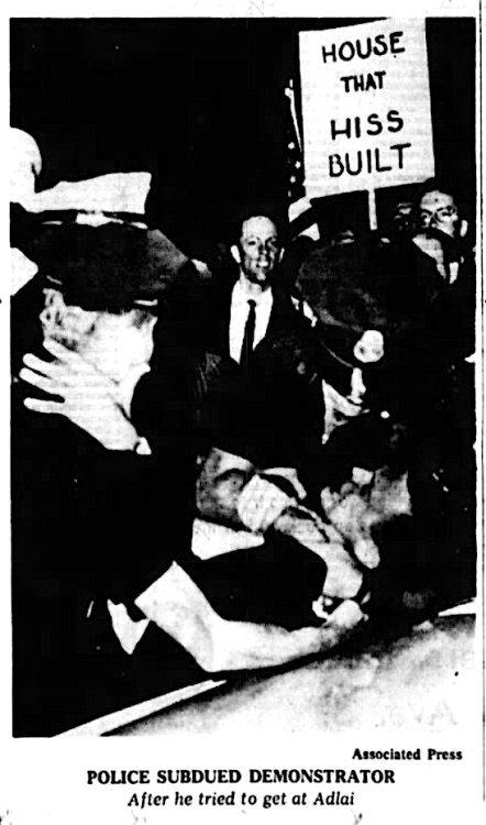 oldshowbiz:October 1963 - UN ambassador Adlai Stevenson was physically assaulted by members of the J