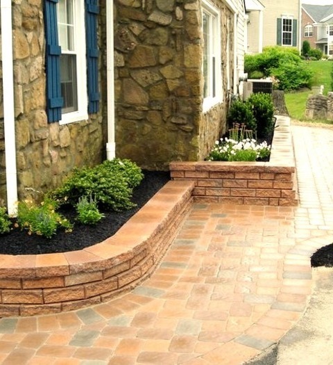 Container Garden - LandscapeDesign Concepts For A Mid-sized, Modern, Fully-shaded Side Yard With Concrete