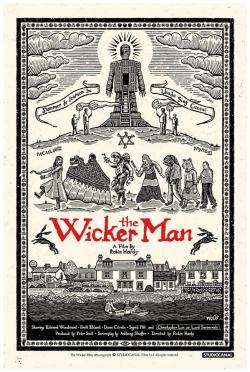 keyframedaily:  Robin Hardy, director of The Wicker Man (1973), has passed away at the age of 86. Poster by Richard Wells. 