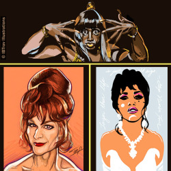 ibtravart:  The Holy Trinity: Miss Noxeema Jackson, Miss Vida Boheme, and Miss Chi Chi Rodriguez. The ladies from To Wong Foo, Thanks For Everything! Julie Newmar.This movie is one of my all time faves and I compiled some of these older sketches for you