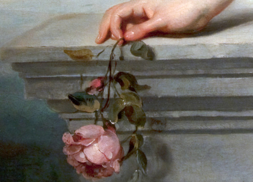 Paintings in detail ღ Pink roses