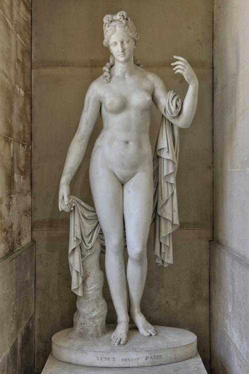 greekromangods: Vénus devant Pâris1822Louis-Marie Dupaty (1771–1825)MarbleChâteau de Versailles** Vi