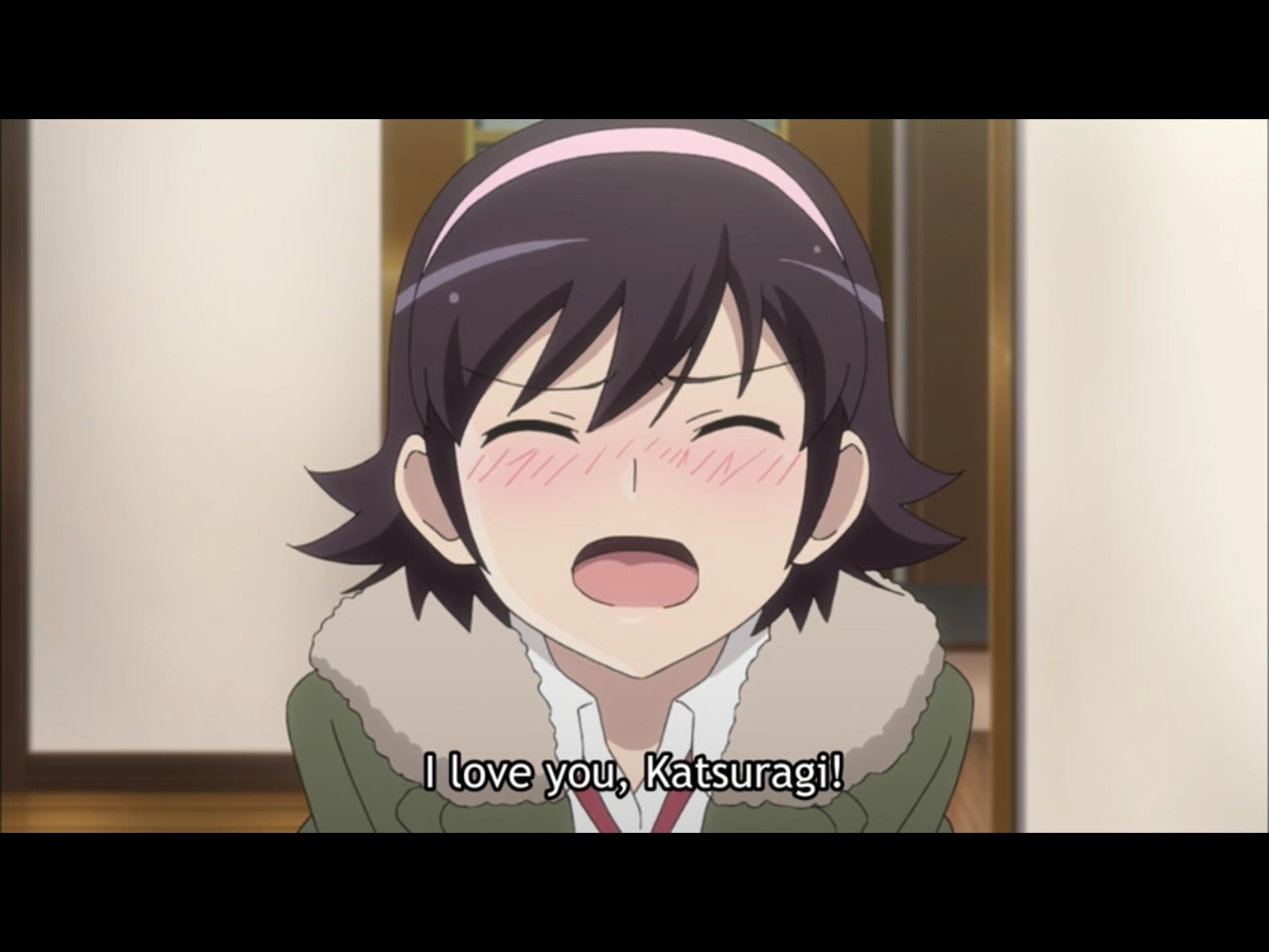 thepossiblyfakejoshawott:  Ayumu, you’re so adorable!  *sigh* If only a girl would