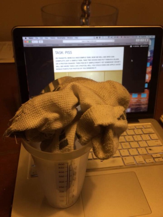 TASK COMPLETION: PISS SOCK